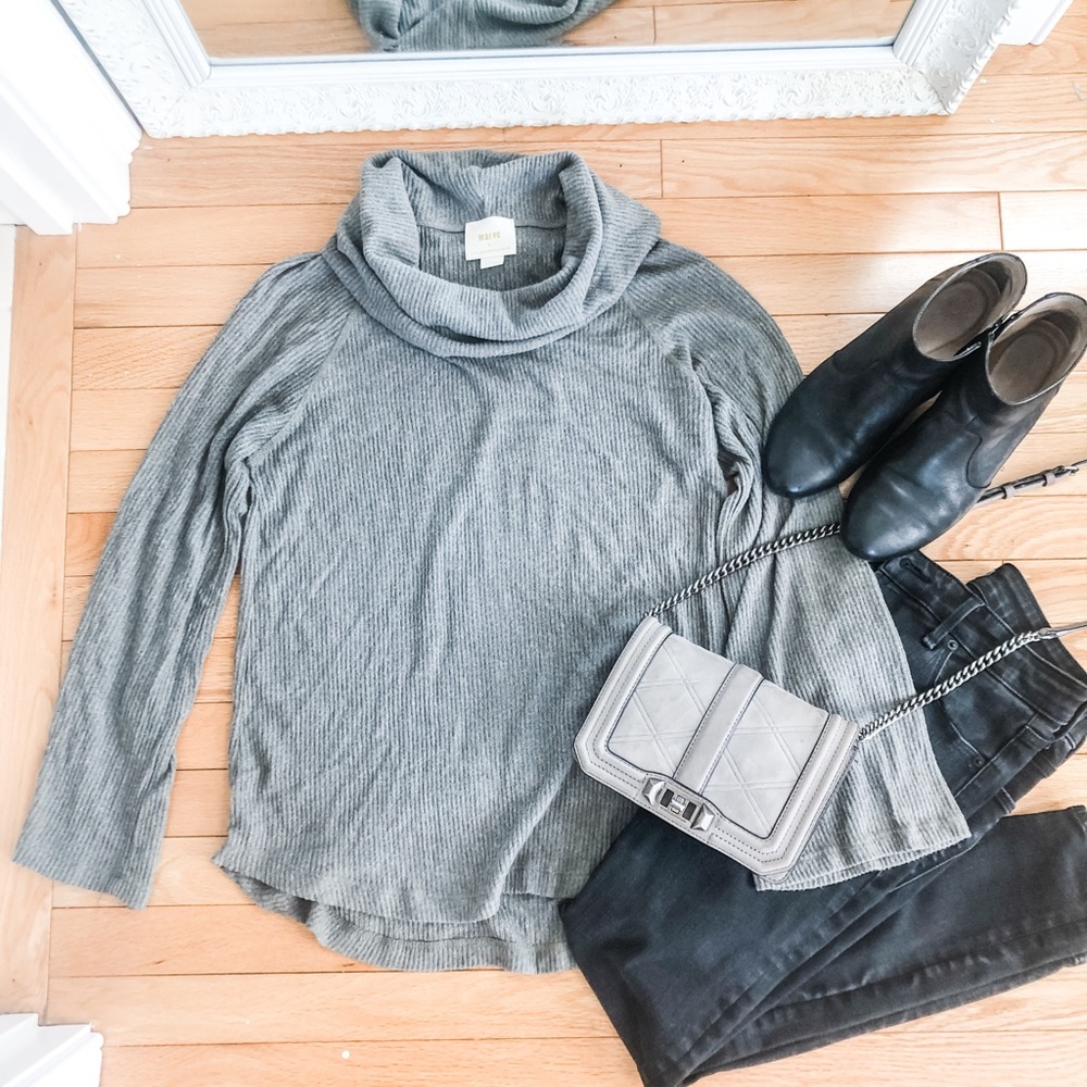 Anthropologie Maeve Cowl Neck Sweater